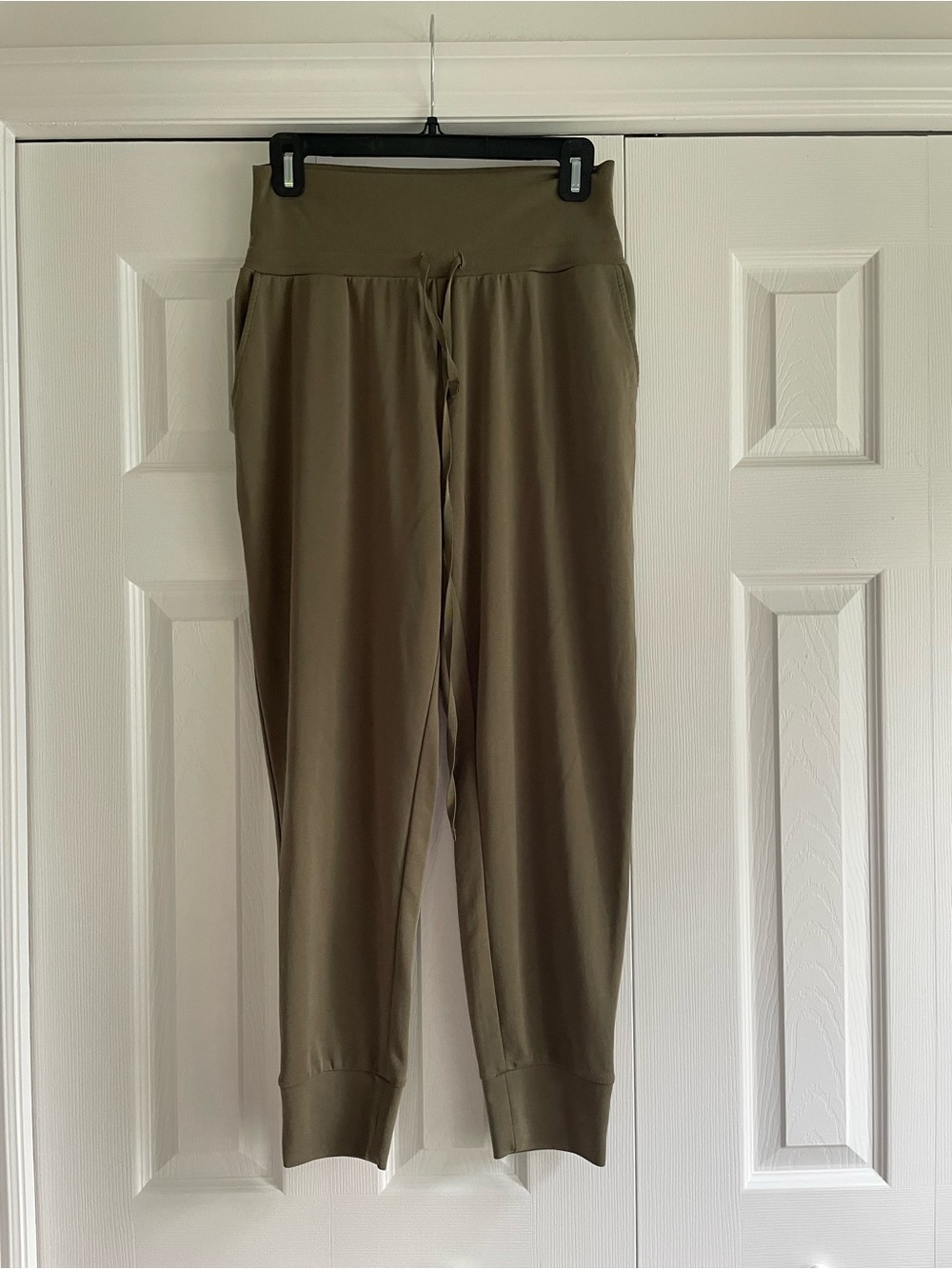 Fabletics Olive Green Track Joggers